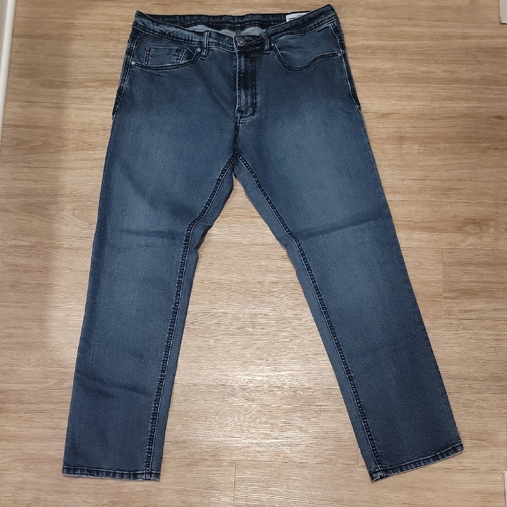 Buffalo David Bitton Men's Dark Blue Straight Jeans